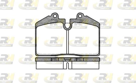 Roadhouse 2140.20 - Тормозные колодки, дисковые, комплект autospares.lv