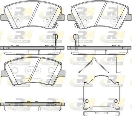 Roadhouse 21412.04 - Тормозные колодки, дисковые, комплект autospares.lv