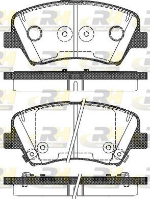 Roadhouse 21412.32 - Тормозные колодки, дисковые, комплект autospares.lv