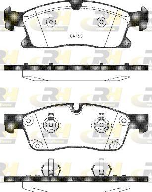 Roadhouse 21430.10 - Тормозные колодки, дисковые, комплект autospares.lv