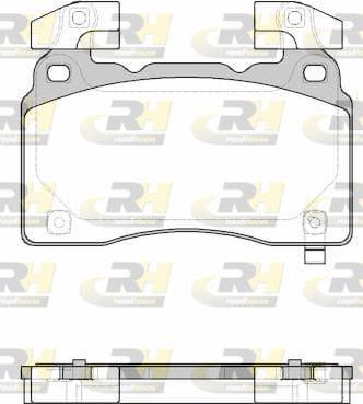 Roadhouse 21438.24 - Тормозные колодки, дисковые, комплект autospares.lv