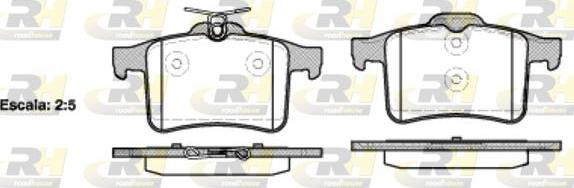 Roadhouse 21428.00 - Тормозные колодки, дисковые, комплект autospares.lv