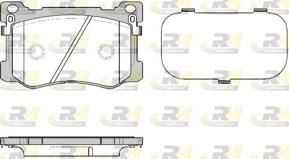 Roadhouse 21475.12 - Тормозные колодки, дисковые, комплект autospares.lv