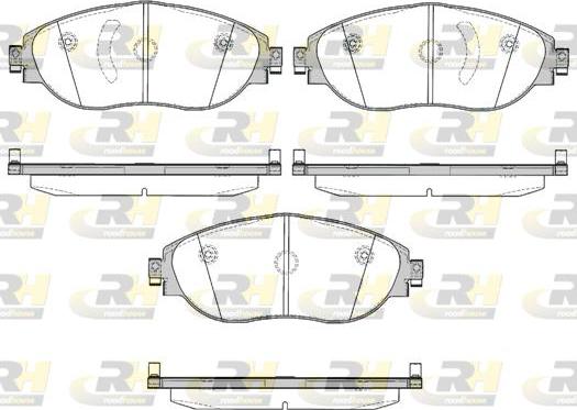 Roadhouse 21470.00 - Тормозные колодки, дисковые, комплект autospares.lv