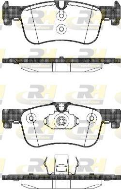 Roadhouse 21478.10 - Тормозные колодки, дисковые, комплект autospares.lv