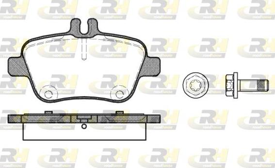 Roadhouse 21477.00 - Тормозные колодки, дисковые, комплект autospares.lv