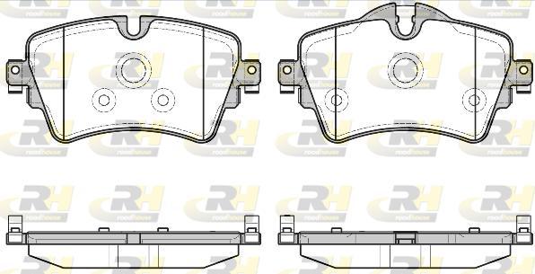 Roadhouse 21599.08 - Тормозные колодки, дисковые, комплект autospares.lv