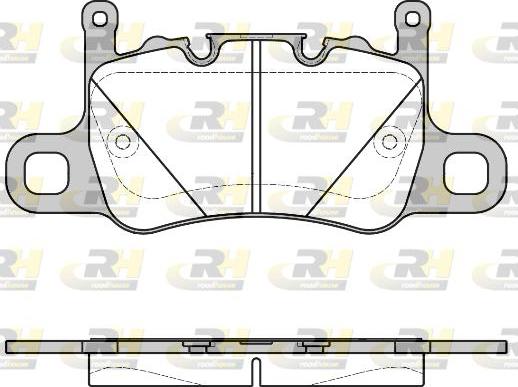 Roadhouse 21598.00 - Тормозные колодки, дисковые, комплект autospares.lv