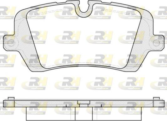 Roadhouse 21541.00 - Тормозные колодки, дисковые, комплект autospares.lv