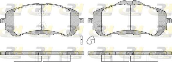 Roadhouse 21559.00 - Тормозные колодки, дисковые, комплект autospares.lv