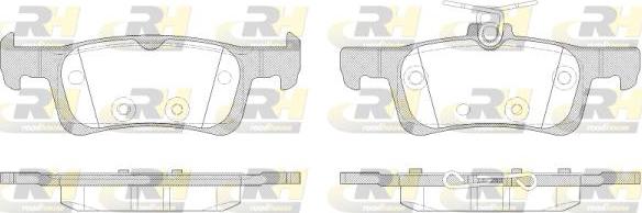 Roadhouse 21563.00 - Тормозные колодки, дисковые, комплект autospares.lv