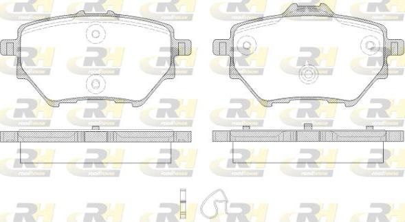 Roadhouse 21562.00 - Тормозные колодки, дисковые, комплект autospares.lv