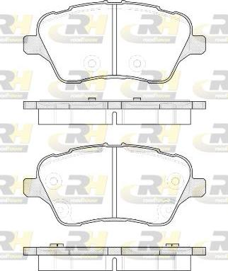 Roadhouse 21514.00 - Тормозные колодки, дисковые, комплект autospares.lv