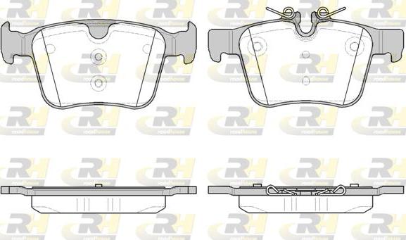 Roadhouse 21516.40 - Тормозные колодки, дисковые, комплект autospares.lv