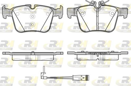 Roadhouse 21516.21 - Тормозные колодки, дисковые, комплект autospares.lv