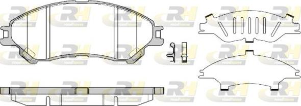 Roadhouse 21589.02 - Тормозные колодки, дисковые, комплект autospares.lv