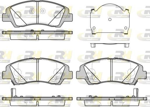 Roadhouse 21583.02 - Тормозные колодки, дисковые, комплект autospares.lv