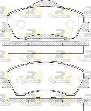 Roadhouse 21530.00 - Тормозные колодки, дисковые, комплект autospares.lv