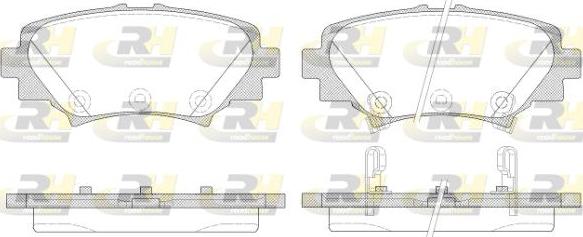 Roadhouse 21570.02 - Тормозные колодки, дисковые, комплект autospares.lv