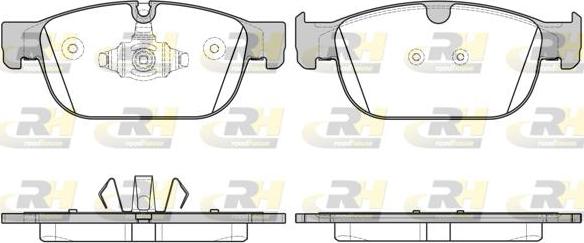 Roadhouse 21696.00 - Тормозные колодки, дисковые, комплект autospares.lv