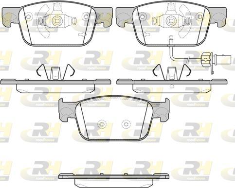 Roadhouse 21692.01 - Тормозные колодки, дисковые, комплект autospares.lv