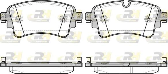 Roadhouse 21669.08 - Тормозные колодки, дисковые, комплект autospares.lv