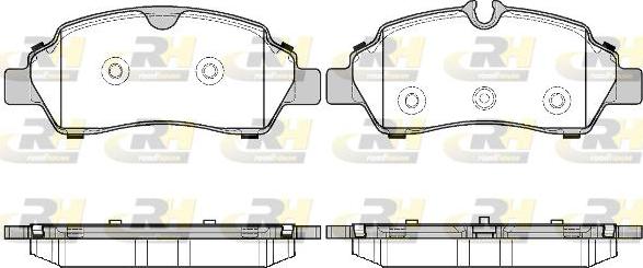 Roadhouse 21605.00 - Тормозные колодки, дисковые, комплект autospares.lv