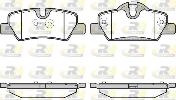 Roadhouse 21600.00 - Тормозные колодки, дисковые, комплект autospares.lv