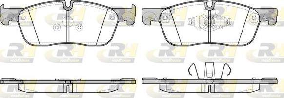 Roadhouse 21633.00 - Тормозные колодки, дисковые, комплект autospares.lv