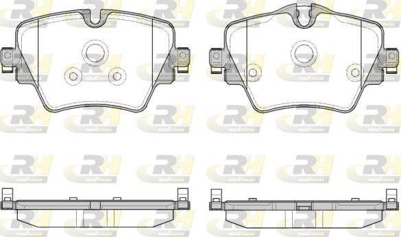 Roadhouse 21625.08 - Тормозные колодки, дисковые, комплект autospares.lv