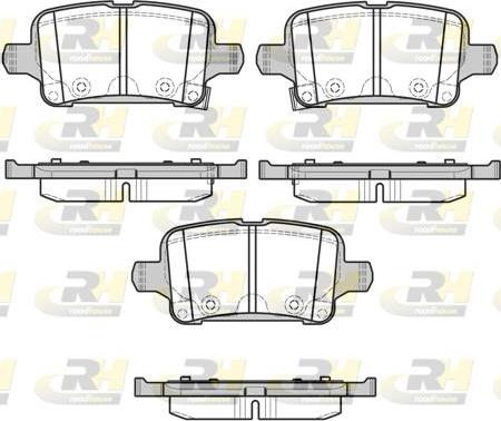 Roadhouse 21628.02 - Тормозные колодки, дисковые, комплект autospares.lv