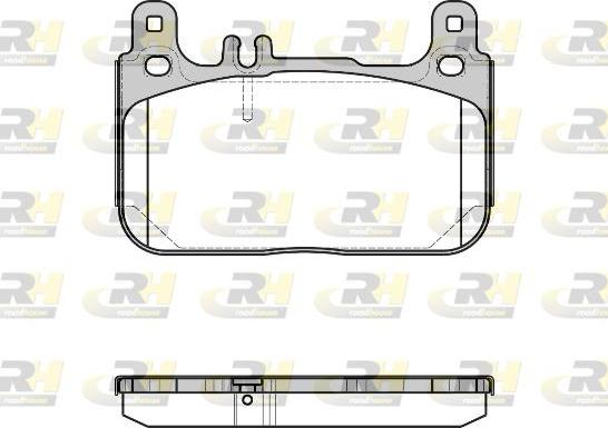 Roadhouse 21622.00 - Тормозные колодки, дисковые, комплект autospares.lv