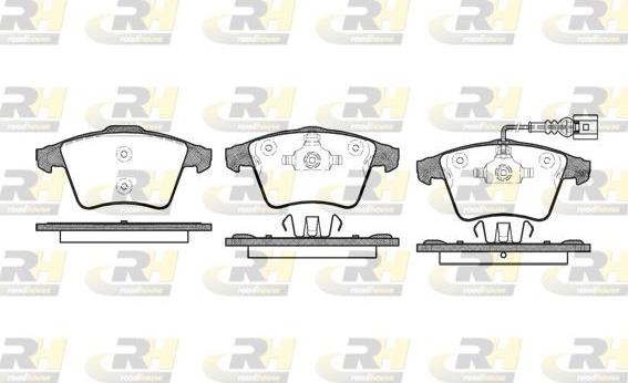 Roadhouse 21045.01 - Тормозные колодки, дисковые, комплект autospares.lv