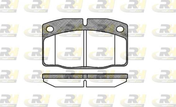 Roadhouse 2101.20 - Тормозные колодки, дисковые, комплект autospares.lv