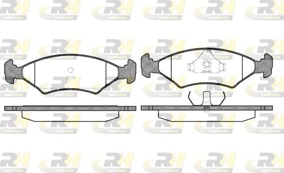 Roadhouse 2119.20 - Тормозные колодки, дисковые, комплект autospares.lv