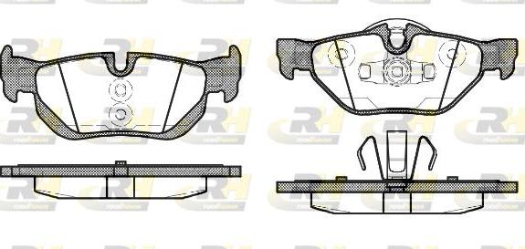 Roadhouse 21145.10 - Тормозные колодки, дисковые, комплект autospares.lv