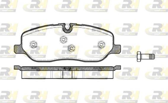 Roadhouse 21158.00 - Тормозные колодки, дисковые, комплект autospares.lv