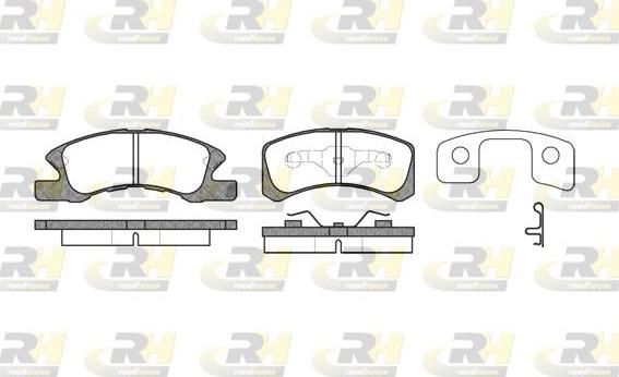 Roadhouse 21111.02 - Тормозные колодки, дисковые, комплект autospares.lv