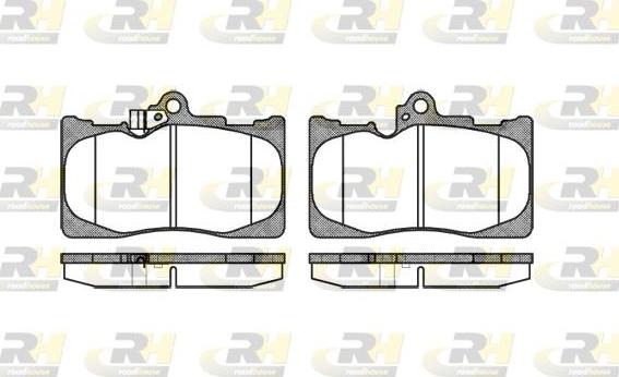 Roadhouse 21180.02 - Тормозные колодки, дисковые, комплект autospares.lv