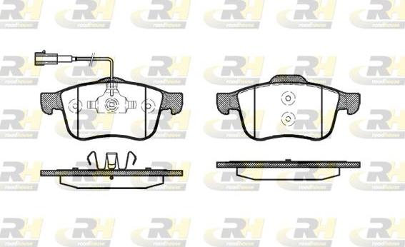 Roadhouse 21183.02 - Тормозные колодки, дисковые, комплект autospares.lv