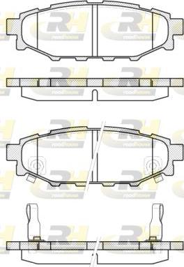 Roadhouse 21136.12 - Тормозные колодки, дисковые, комплект autospares.lv