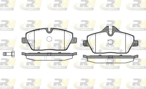 Roadhouse 21131.00 - Тормозные колодки, дисковые, комплект autospares.lv