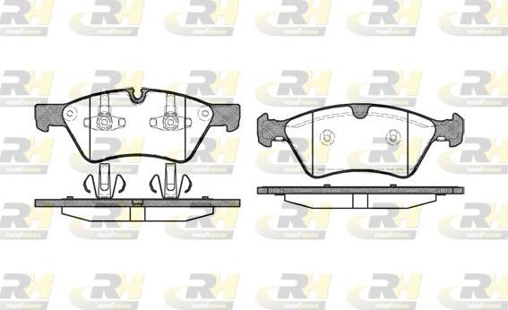 Roadhouse 21179.00 - Тормозные колодки, дисковые, комплект autospares.lv