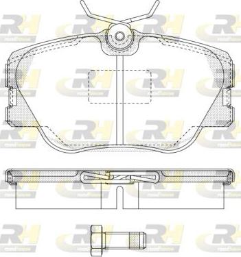 Roadhouse 2189.00 - Тормозные колодки, дисковые, комплект autospares.lv