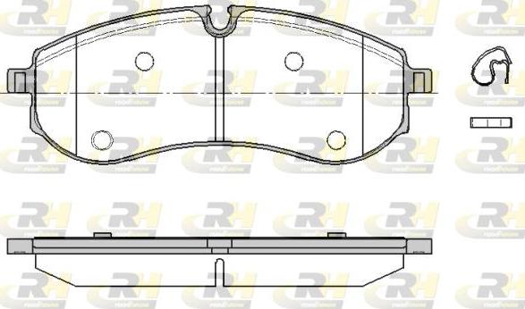 Roadhouse 21856.00 - Тормозные колодки, дисковые, комплект autospares.lv