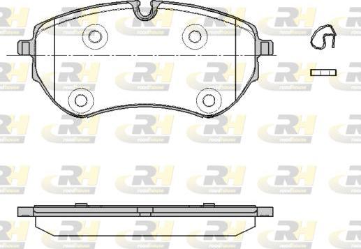 Roadhouse 21853.00 - Тормозные колодки, дисковые, комплект autospares.lv