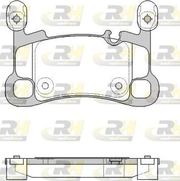 Roadhouse 21864.00 - Тормозные колодки, дисковые, комплект autospares.lv