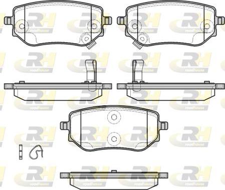 Roadhouse 21802.02 - Тормозные колодки, дисковые, комплект autospares.lv