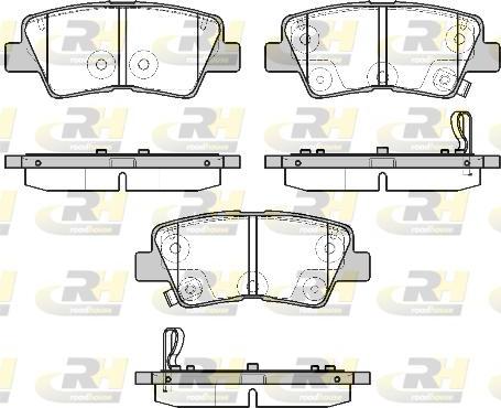 Roadhouse 21807.02 - Тормозные колодки, дисковые, комплект autospares.lv