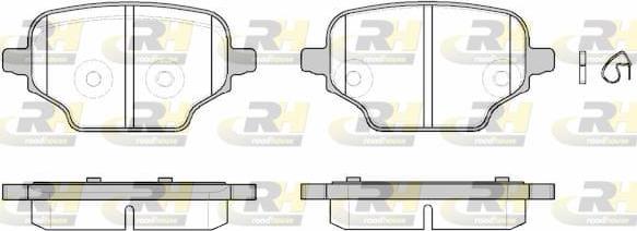 Roadhouse 21837.00 - Тормозные колодки, дисковые, комплект autospares.lv